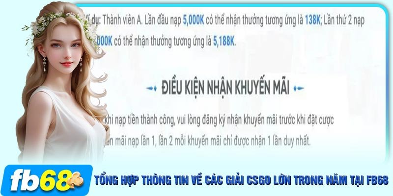 Các điều kiện để sử dụng mã nạp lần đầu của nhà cái FB68